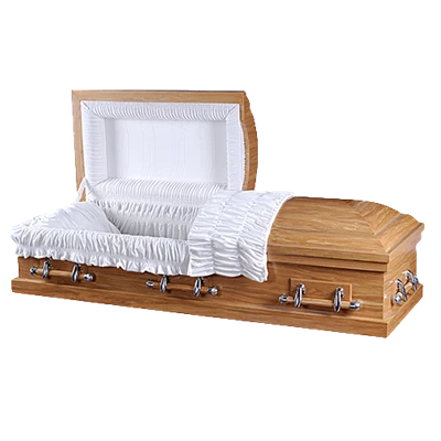 Stained Fir Wood Casket Stained Fir Wood Casket