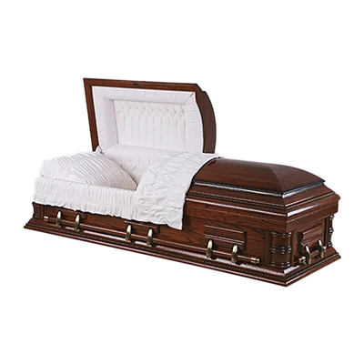 Stained Fir Wood Casket Stained Fir Wood Casket