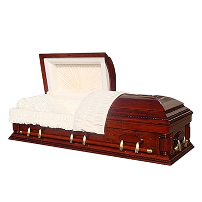 Stained Fir Wood Casket Stained Fir Wood Casket